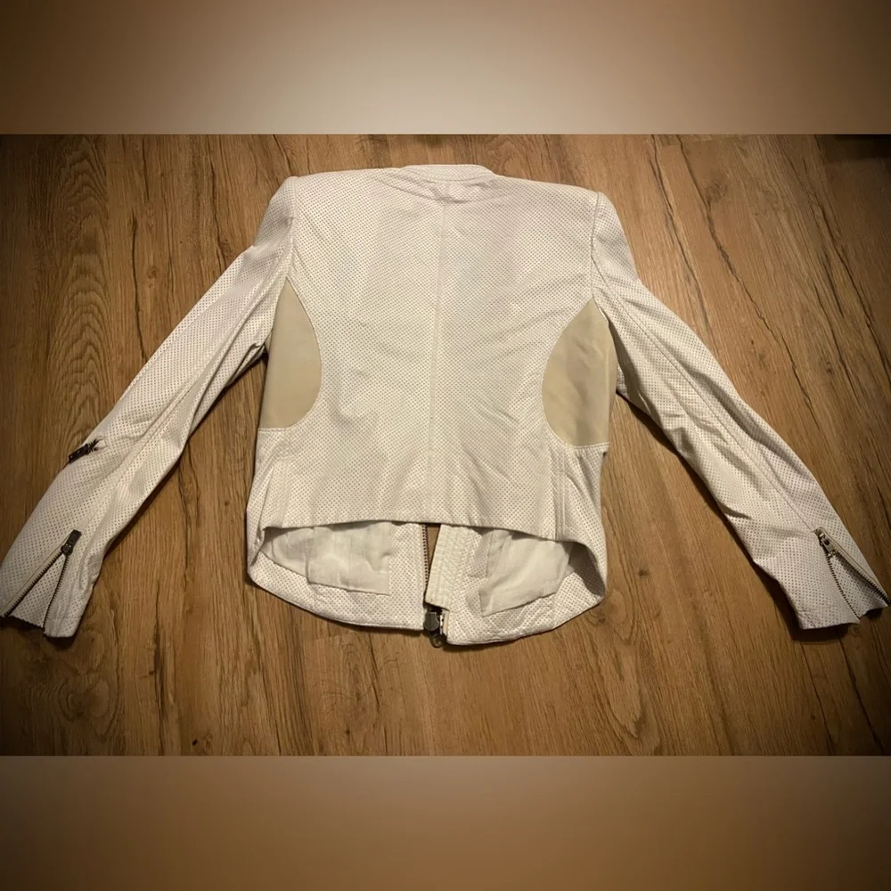 Vintage L.G.B (Le Grande Bleu/Japan) soft leather Rockstar-style jacket. Rare💕 - Picture 10 of 16
